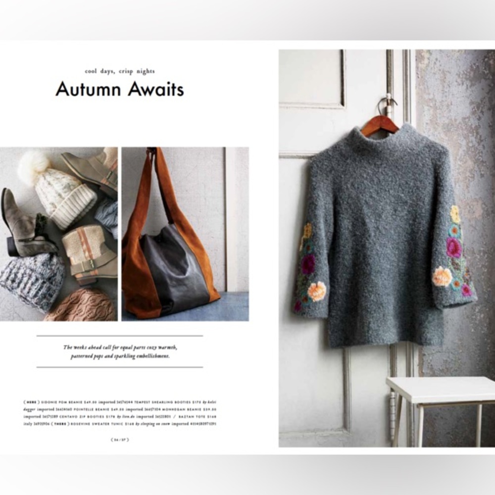 Anthro Sleeping on Snow Wool Mohair  Alpaca Blend Floral Embroidered Sweater - Picture 7 of 16